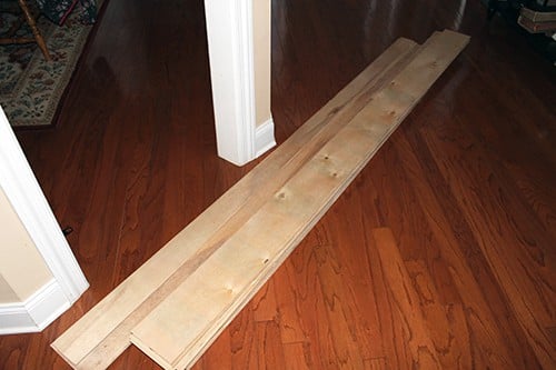 How to do Shiplap Cheap 