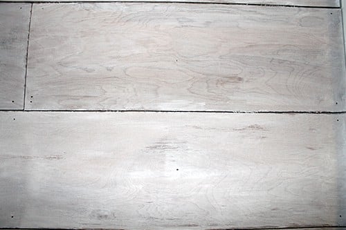 Shiplap with Wax paint finish 