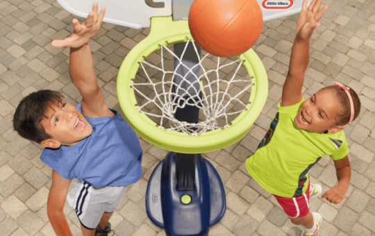 Little Tikes Adjust and Jam Pro Toy Basketball Hoop1