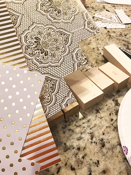 Using Foil to Create Reversible Wood Blocks