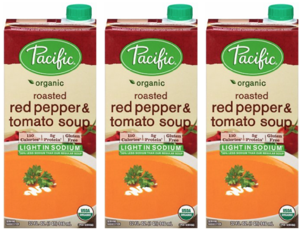 Pacific Foods Organic Roasted Red Pepper And Tomato Soup 71 Each