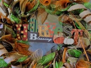 Deco Mesh Wreath 