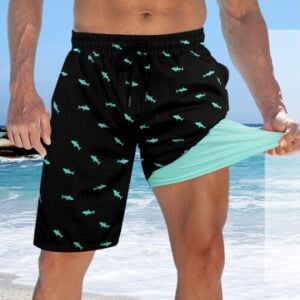 XiaoMoSha Mens Swim Trunks with Shorts