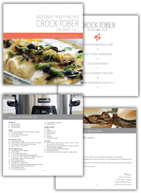 CROCK-TOBER COOKBOOK