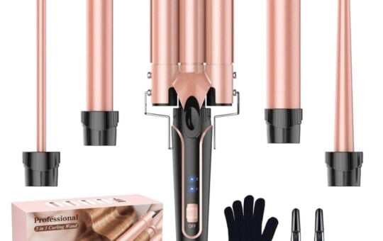 BESTOPE PRO 5 in 1 Curling Wand Set