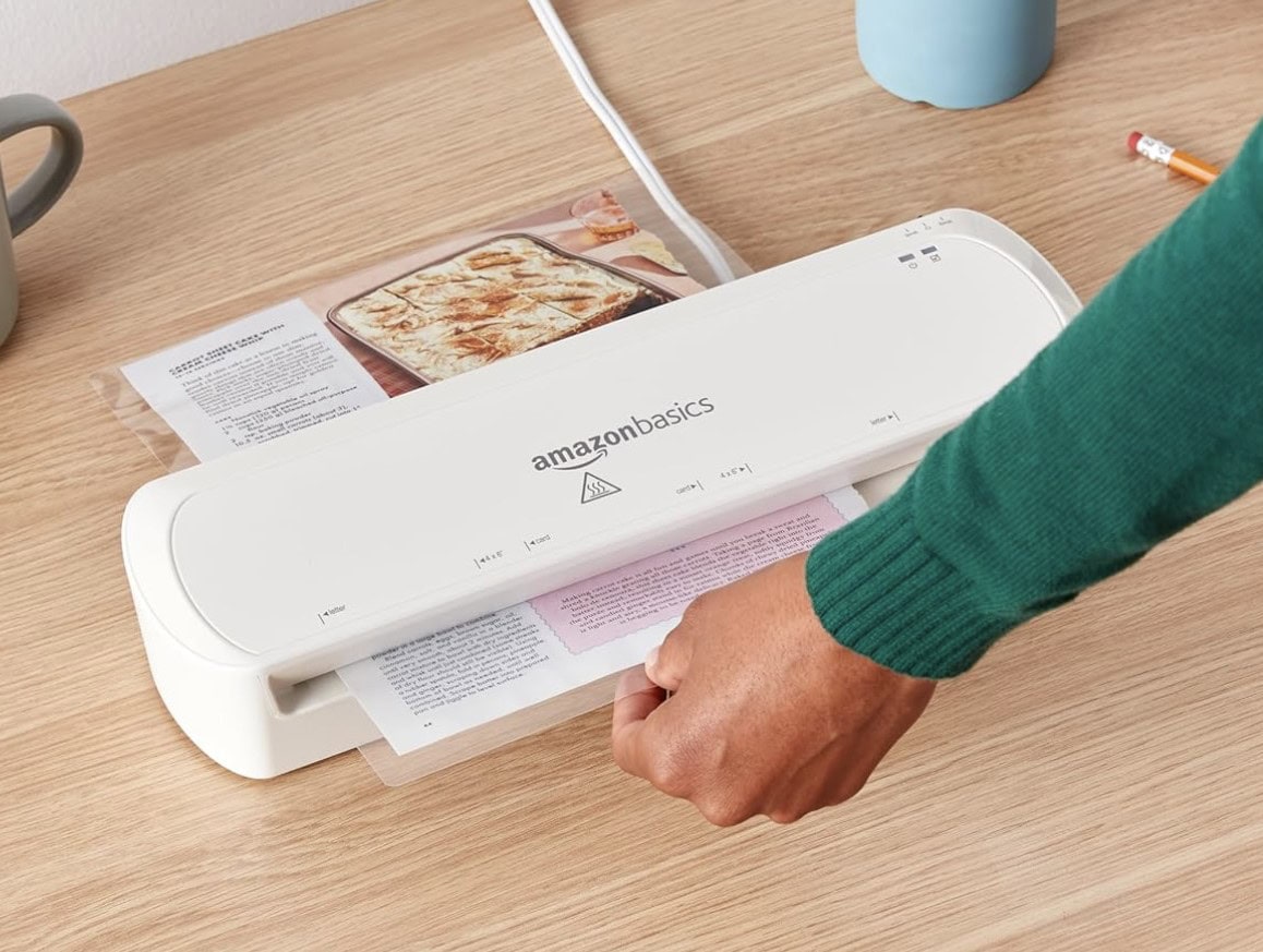 AmazonBasics Thermal Laminator Only $19 (Lightning Deal - HURRY!)
