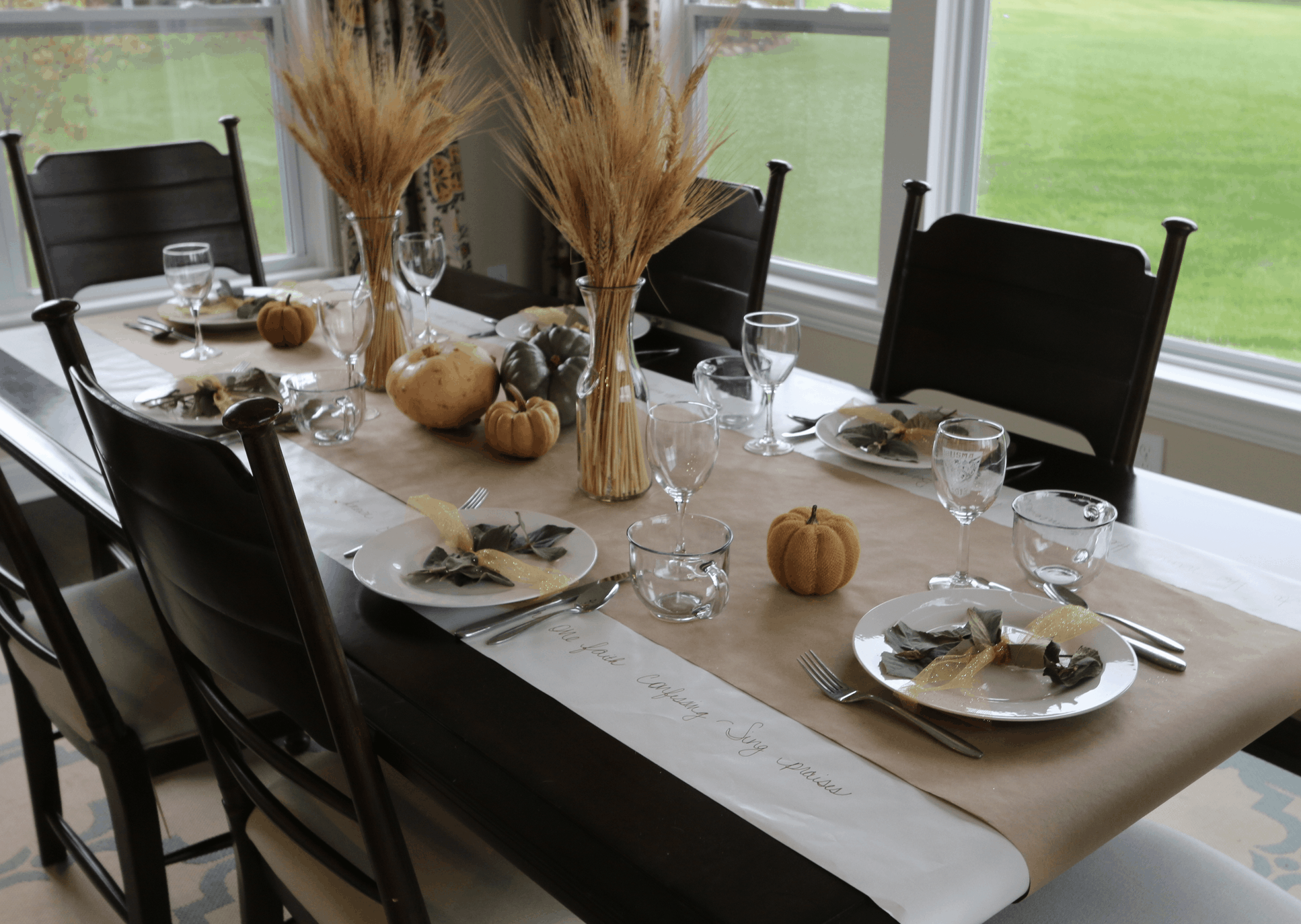 Dollar Tree Thanksgiving Table Decor Simple And Sweet 