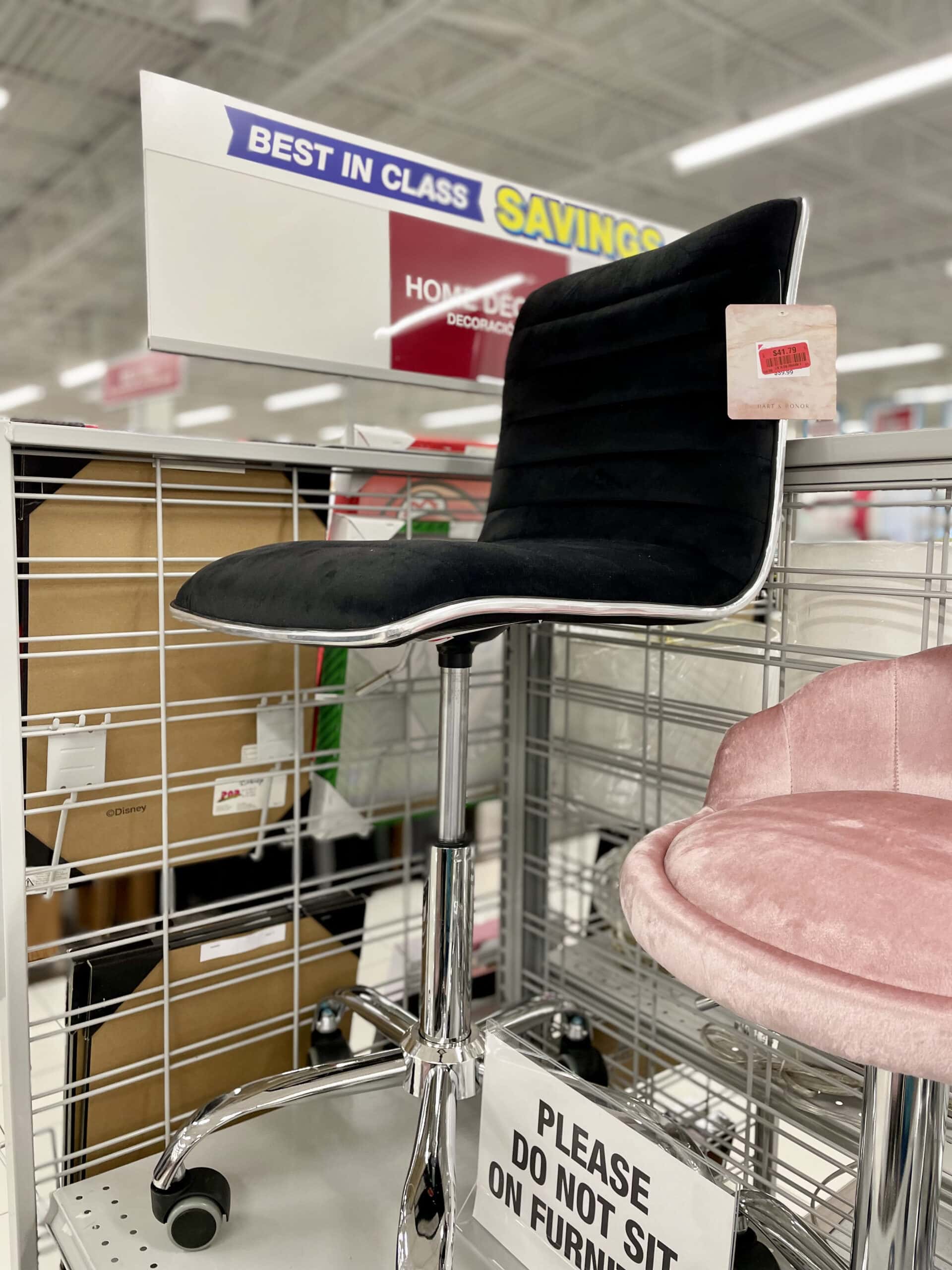 black office chair