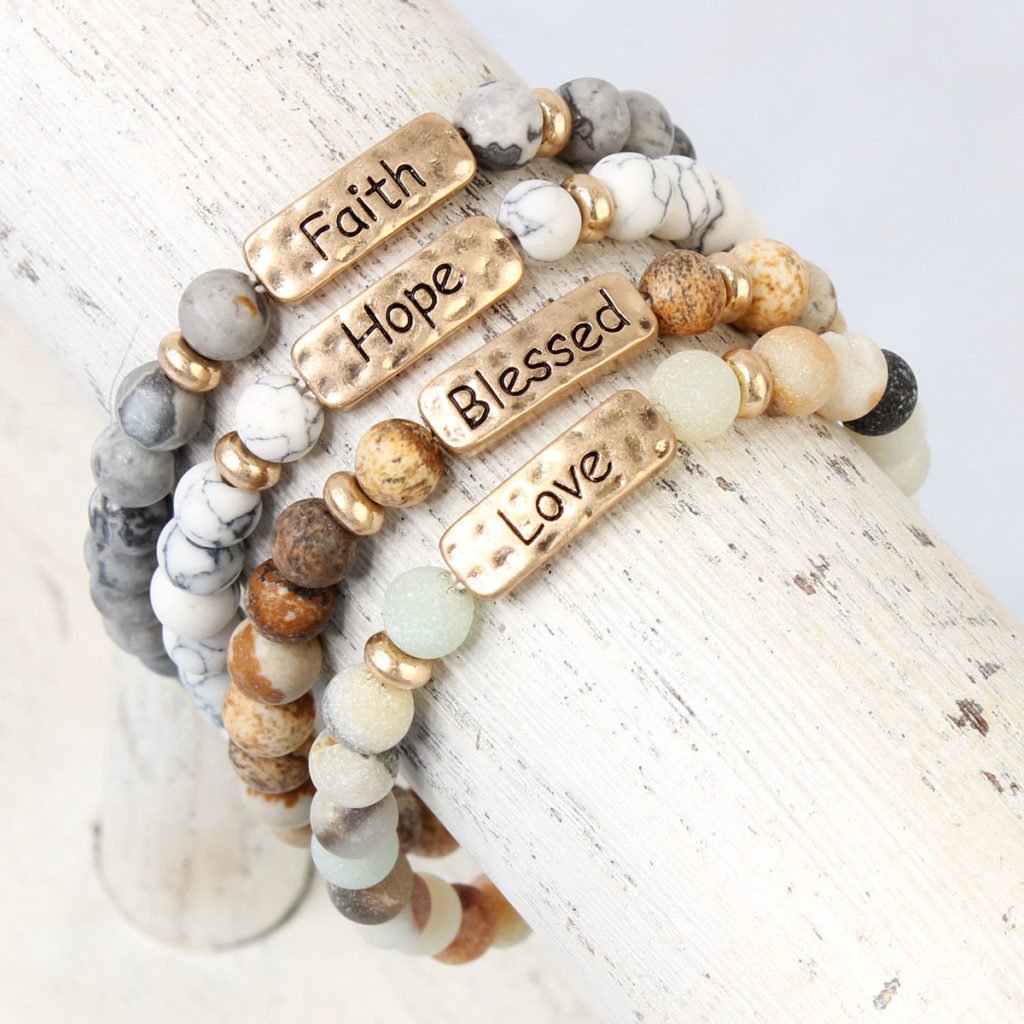 Natural Stone Message Bracelets Just 4 99 Pionate Penny Pincher Natural Stone Message Bracelets Just 4 99