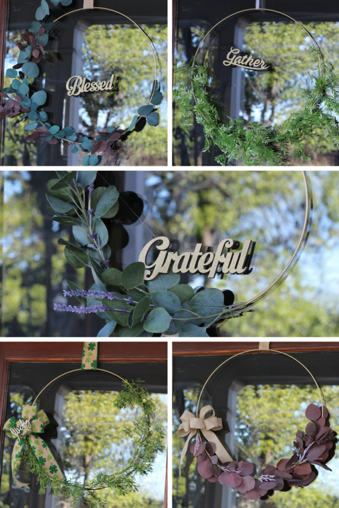 DIY HOOP WREATH