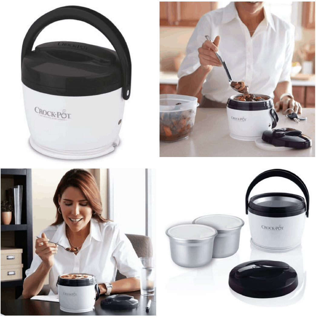 Mini lunch crock pot But the reason that this mini Crock Pot has stolen my heart is that it makes portion control so very easy—the interior container, which comes detached from the Crock Pot warmer itself, can only hold 24 ounces of liquid or a similar amount of solid food.