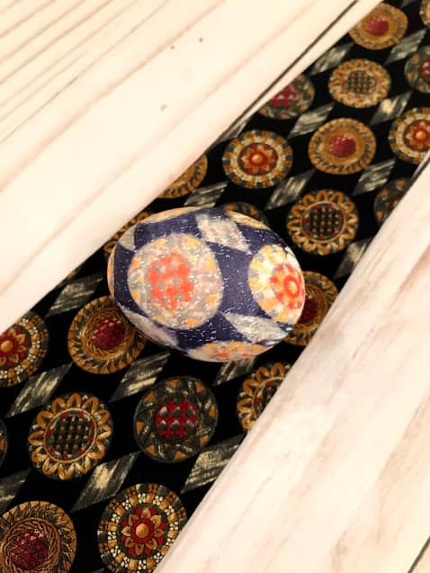 Highly Pattered Silk Dyed Eggs