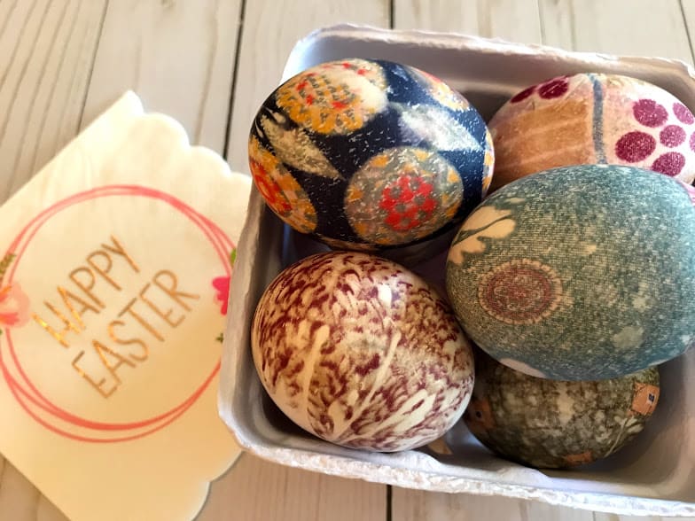 Finished Dyed Easter Eggs