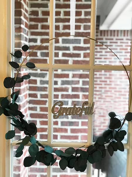 DIY HOOP WREATH