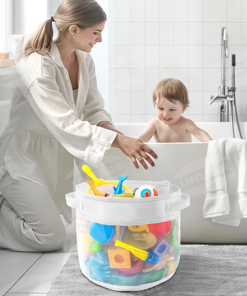 bath toy mesh storage