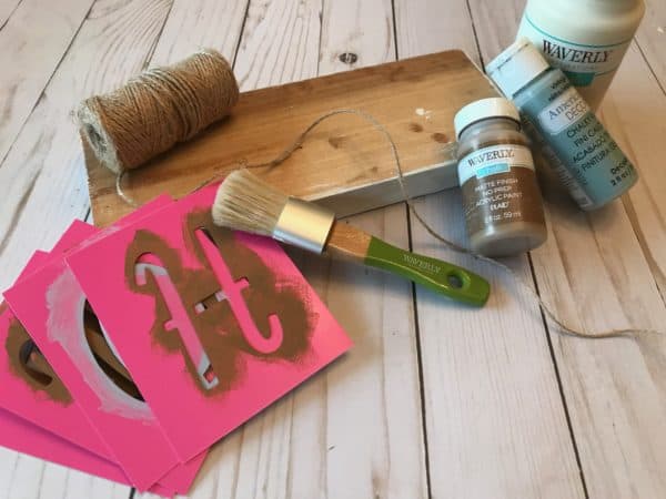Pumpkin Sign Supplies