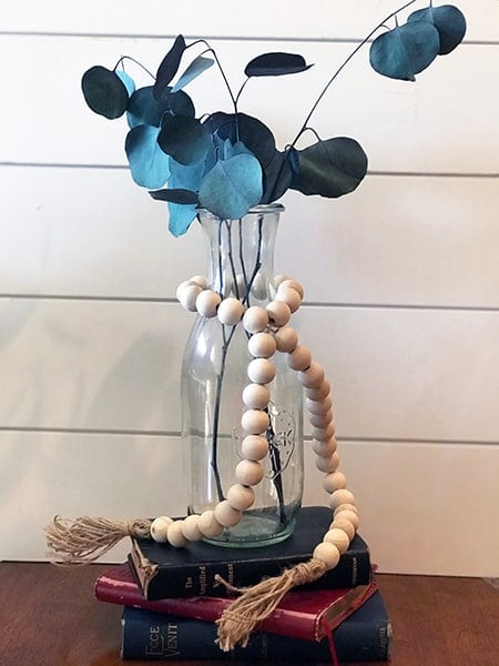 DIY Wood Bead Garland