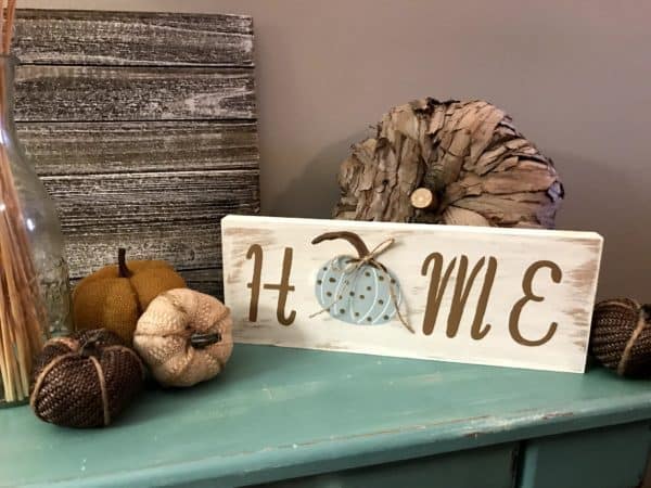 Farmhouse Pumpkin Sign