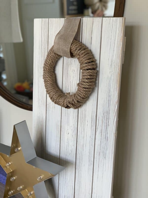 Dollar Tree DIY Rope Wreath