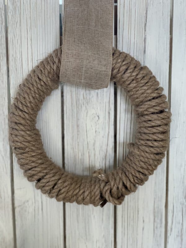 Dollar Tree DIY Rope Wreath