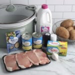 Ranch Pork Chops Ingredients on Countertop