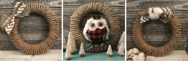 DOLLAR TREE DIY ROPE WREATH