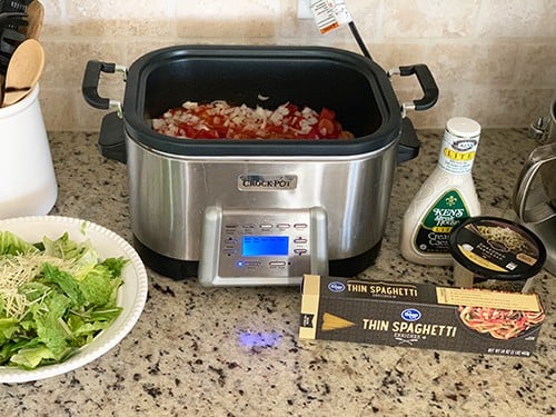 spaghetti in a crock pot 