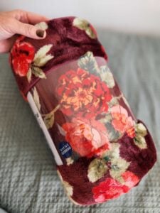 kohls fall floral throw