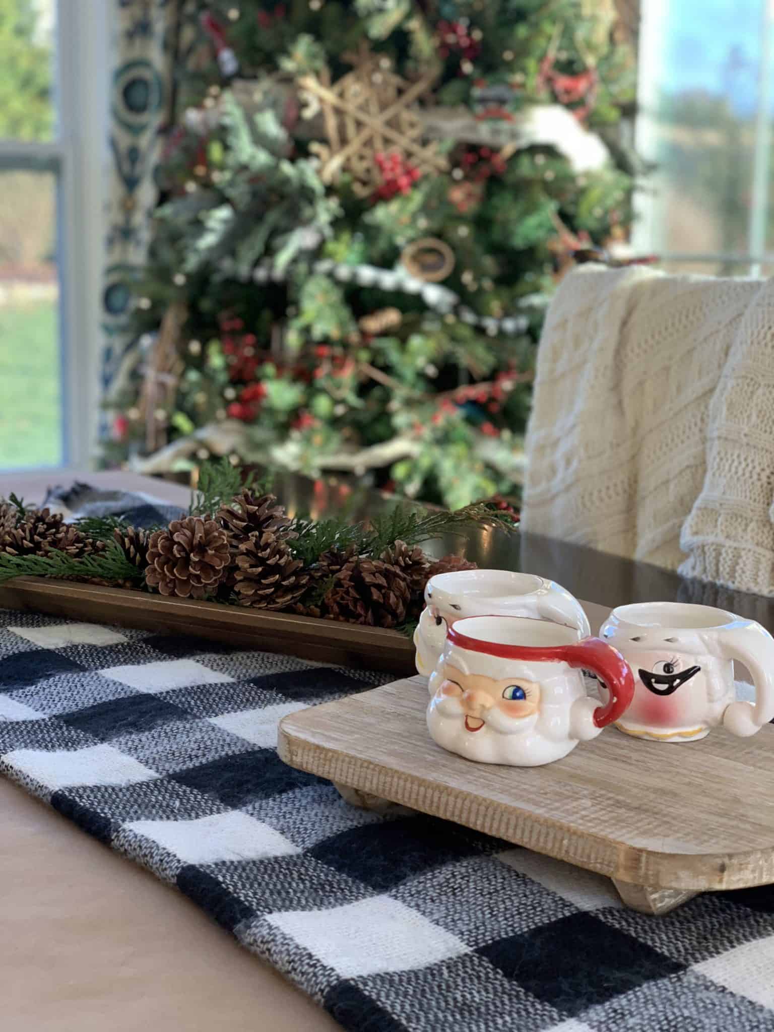 christmas santa mugs