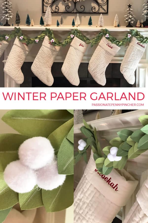 How to make your own Paper Christmas Garland 