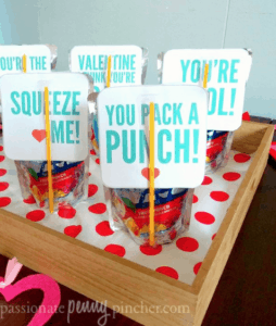 Valentine Juice Box Ideas