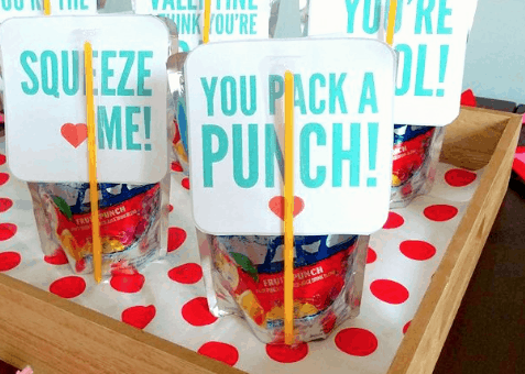 Valentine Juice Box Ideas