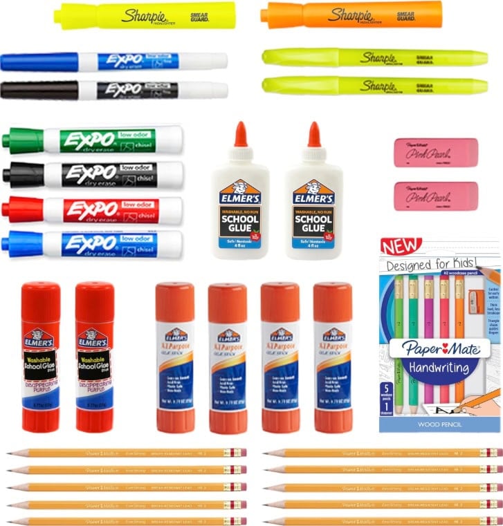 School Supplies Sharpie, Paper Mate, Expo