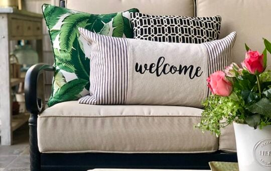 DIY Throw Pillow Covers