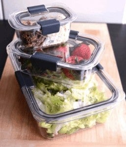 Rubbermaid Brilliance Food Storage Container Set