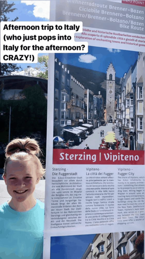 Travel Tips for Europe Afternoon in Italy