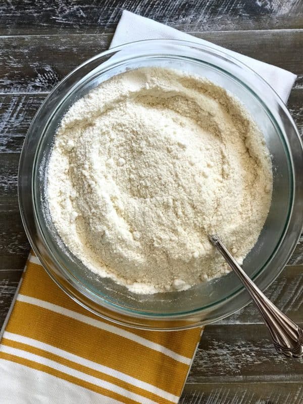 Flour in Mixing Bowl 