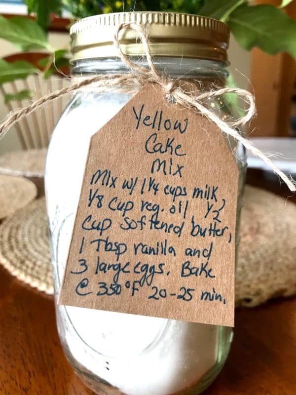 Homemade Yellow Cake Mix