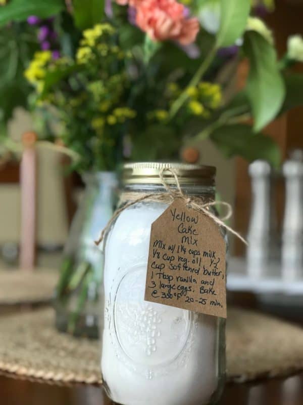 Homemade Yellow Cake Mix