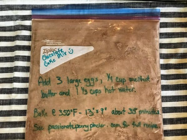 homemade chocolate cake mix