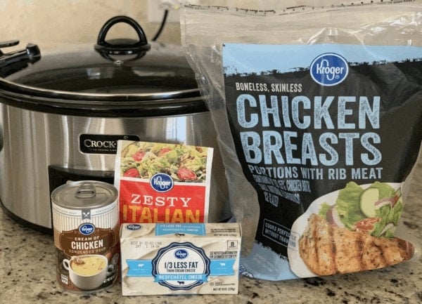 Slow Cooker Chicken Alfredo Ingredients