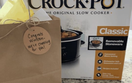 Crockpot and Recipes for Graduation Gift