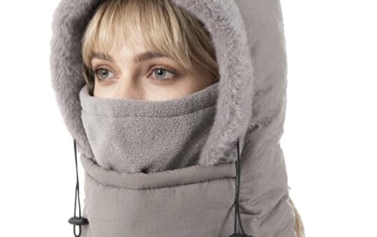 hooded face ski mask