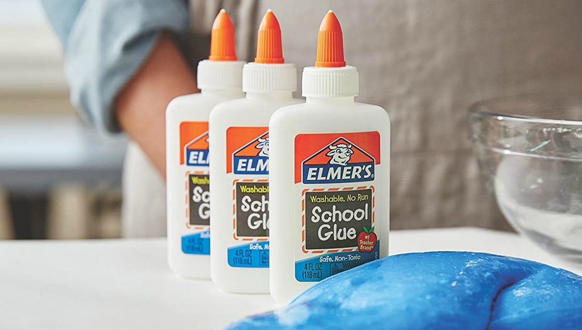 bottles of school glue