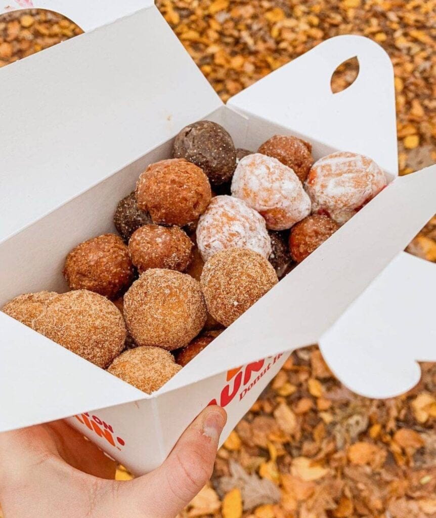 Dunkin Pumpkin Munchkins