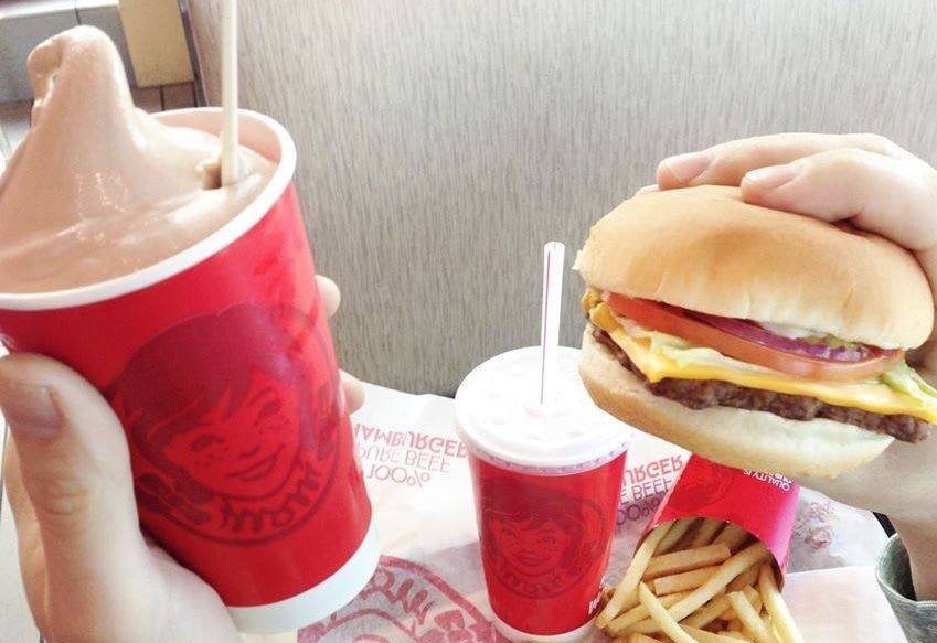 Wendy's Reward Burger Fries Frosty Drink
