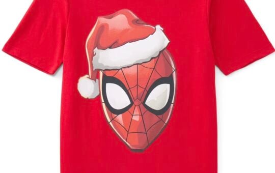 spiderman graphic christmas tree