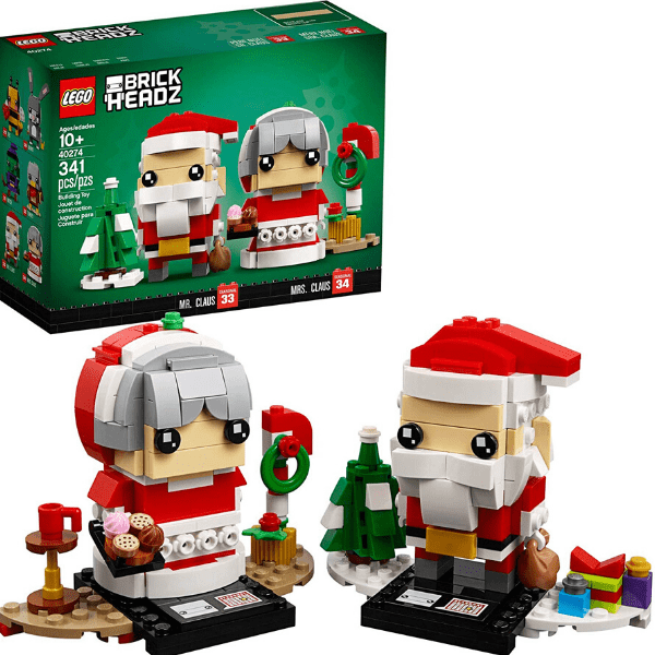 LEGO BrickHeadz Mr. & Mrs. Claus Set