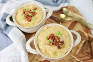 Potato Soup Recipe in Bowls