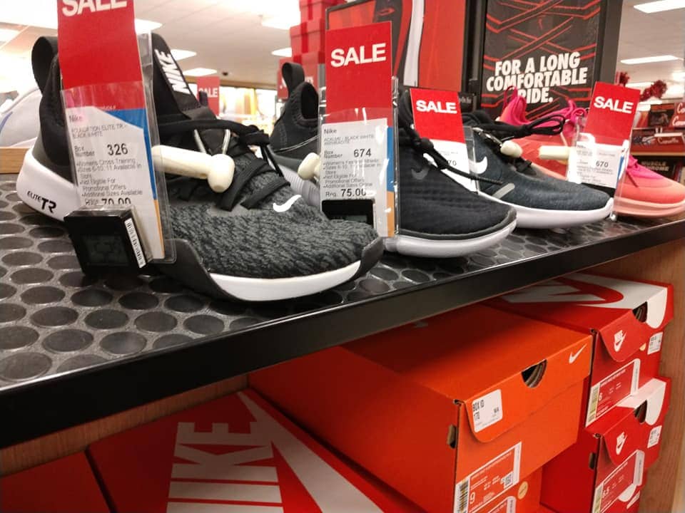 nike shoes kohls nike shoes on display at kohls store